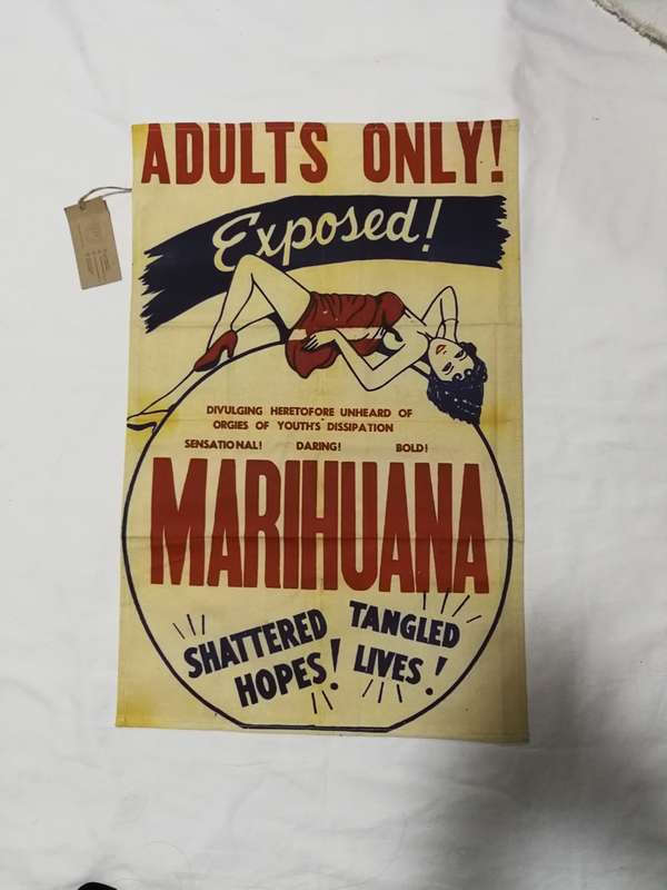 Artwork Poster on Fabric- Austen & Jan Anti drug Poster