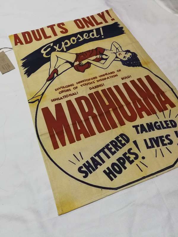 Artwork Poster on Fabric- Austen & Jan Anti drug Poster