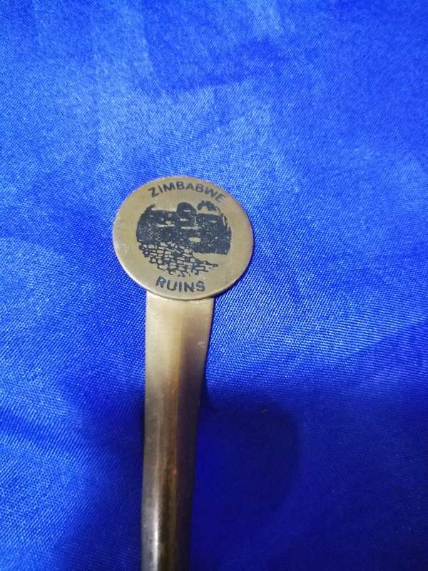 Zimbabwe Ruins copper spoon- vintage