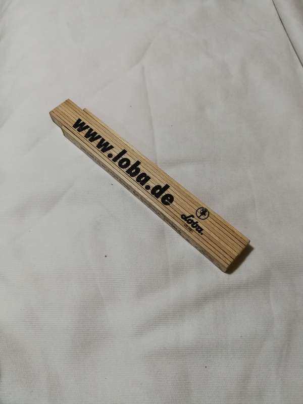Vintage Loba.de Zig-Zag Rule - 2m (Metric). Made in Germany