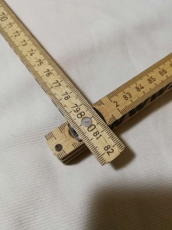 Vintage Loba.de Zig-Zag Rule - 2m (Metric). Made in Germany