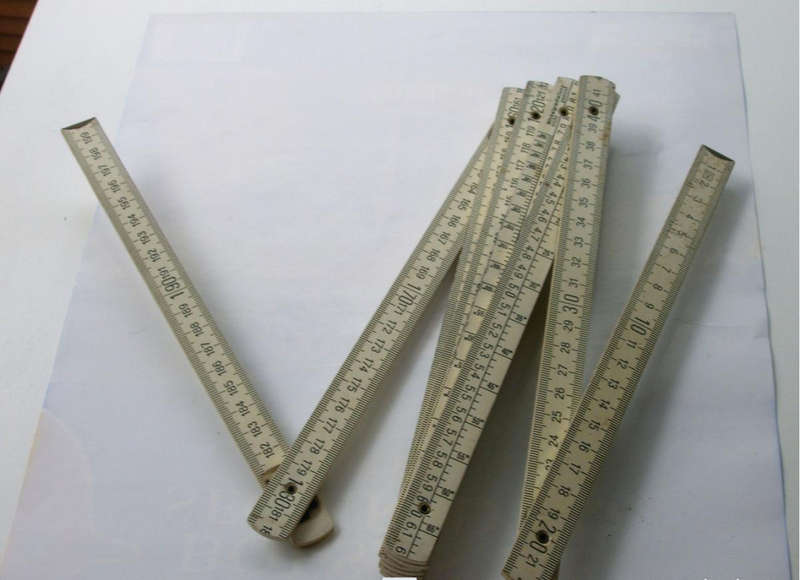Vintage Loba.de Zig-Zag Rule - 2m (Metric). Made in Germany