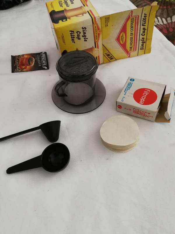 House of coffees single cup filter coffee maker- vintage