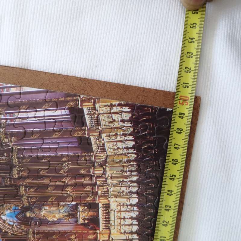 Puzzle: Notre-Dame Basilica, Montreal. Puzzle mounted for a frame