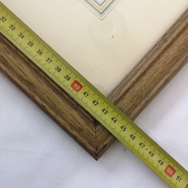 Vintage Vishnu Dasa Color Lithograph- Radha and Krishna- Vintage framed in wood frame