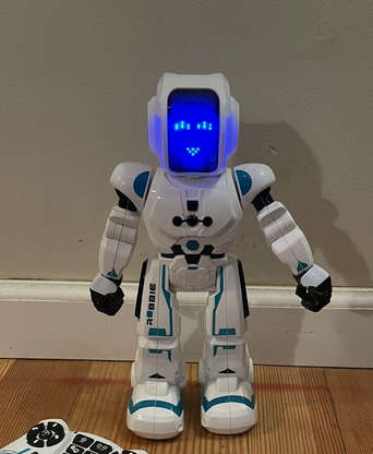 ROBBIE Toy Robot- rechargeable with remote control