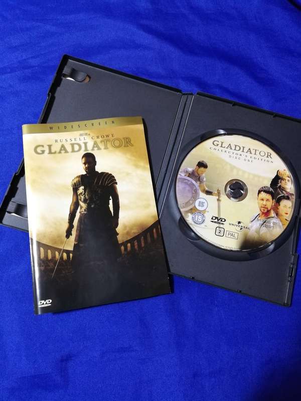 Gladiator 2000 DVD movie Russell Crowe- Collectors edition