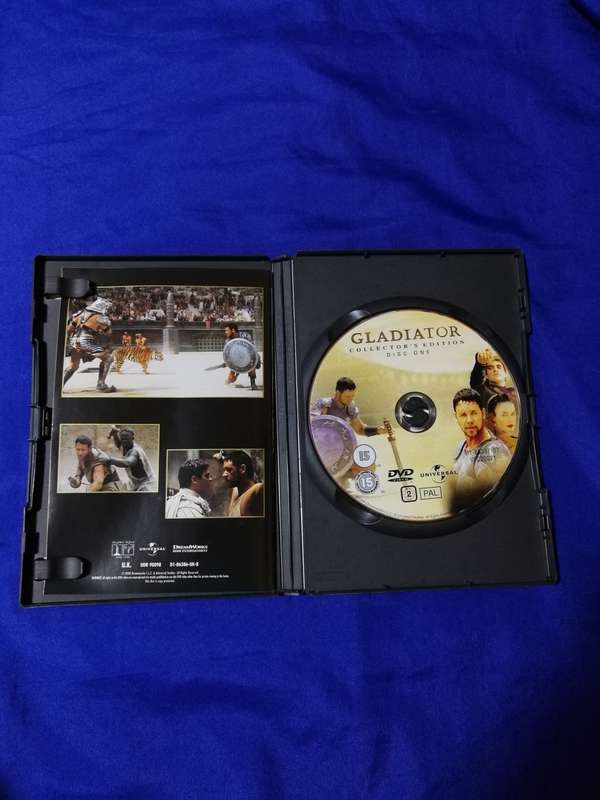 Gladiator 2000 DVD movie Russell Crowe- Collectors edition