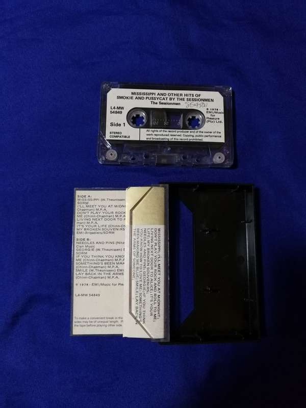 Mississippi and other hits of Smokey & Pussycat by Sessionmen- 1978. Tape