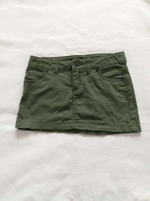Short Skirt Army green low rise mini skirt