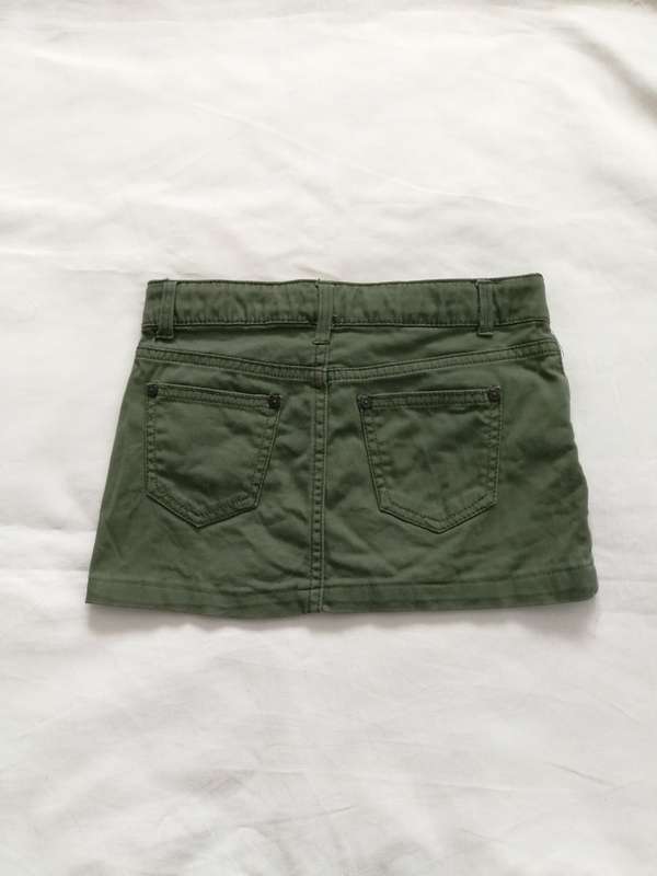 Short Skirt Army green low rise mini skirt