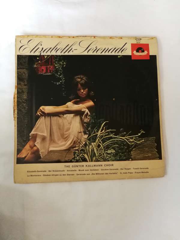Gunter Kallmann Choir  Elizabethan Serenade - Vinyl LP Record