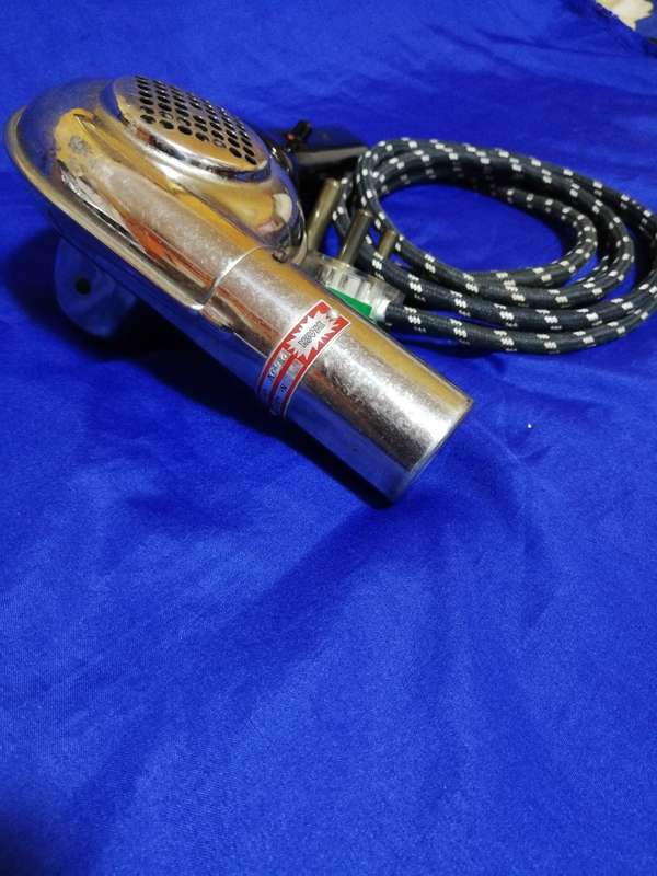 Vintage Hair dryer Chrome . Original cable