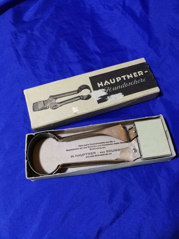 Hauptner Solingen Dog shears. Rare Vintage. Made in Germany