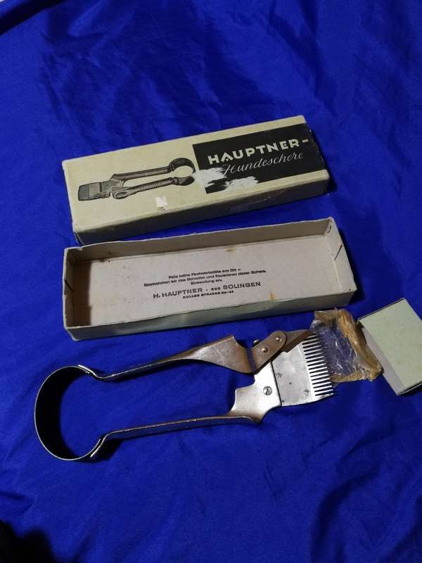 Hauptner Solingen Dog shears. Rare Vintage. Made in Germany
