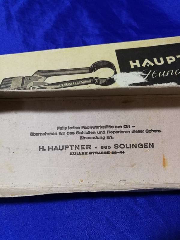 Hauptner Solingen Dog shears. Rare Vintage. Made in Germany