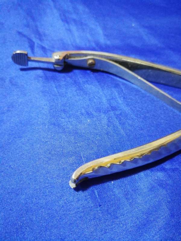 Vintage bandage shears . Same as type used on Apollo 11 mission to open food packs.