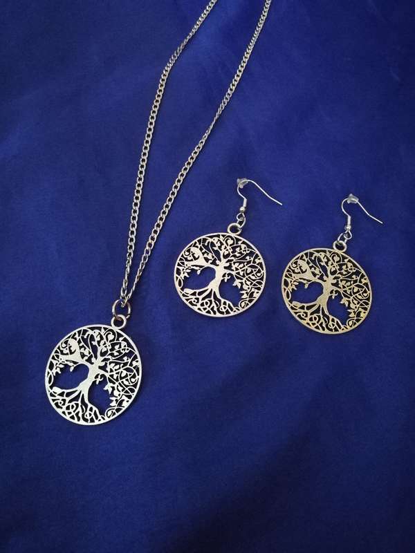 Tree of Life Pendant & Earring Set