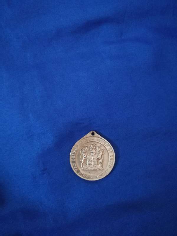 Post WW2 1947 Union Of South Africa Royal Visit Bronze Medal