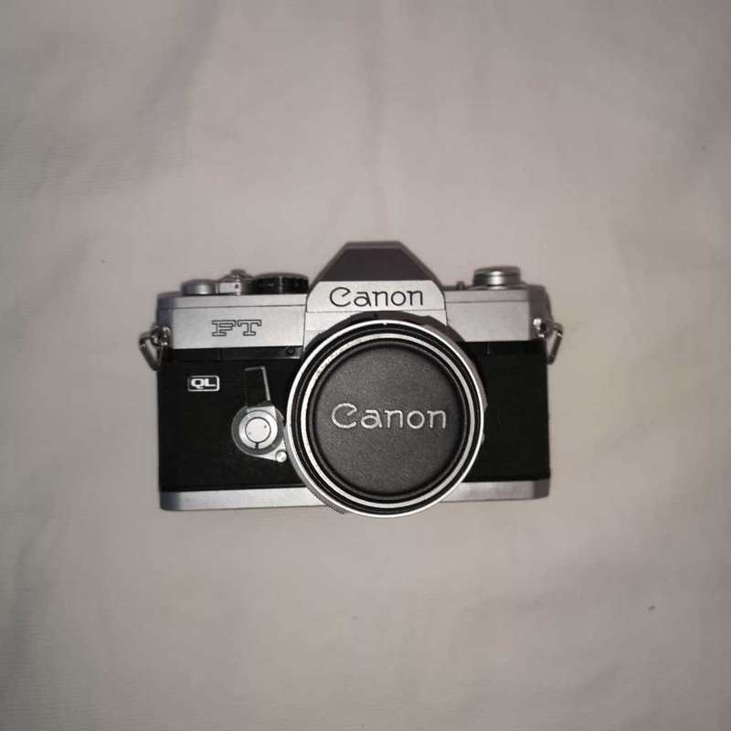 Canon FT QL 35mm Film SLR Camera FL Lens 1.8/50