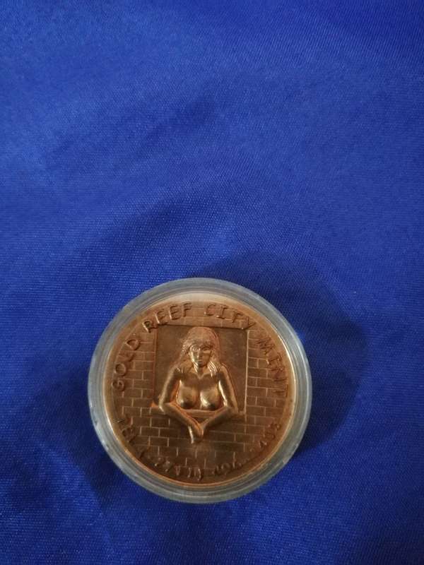 Gold Reef City Mint Boobs and Bums Coin