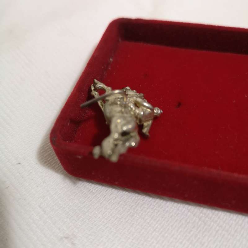 Vintage Chinese Silver pin badges- set of 3