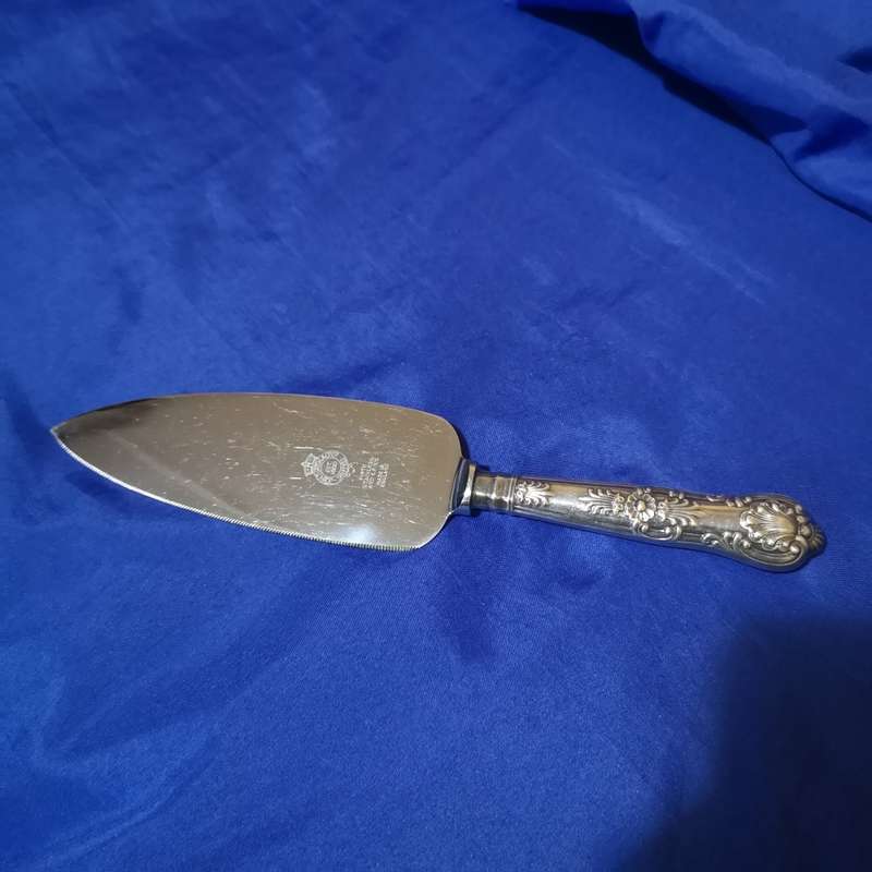 Vintage John Turton & Co Sheffield Cake Lifter- Firth Stainless & EPNS  Made in England