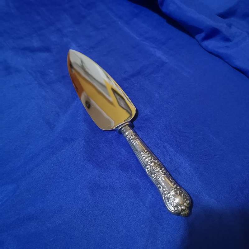 Vintage John Turton & Co Sheffield Cake Lifter- Firth Stainless & EPNS  Made in England