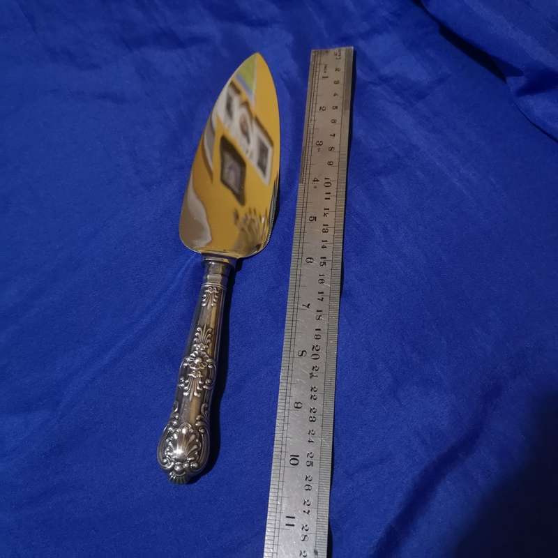 Vintage John Turton & Co Sheffield Cake Lifter- Firth Stainless & EPNS  Made in England