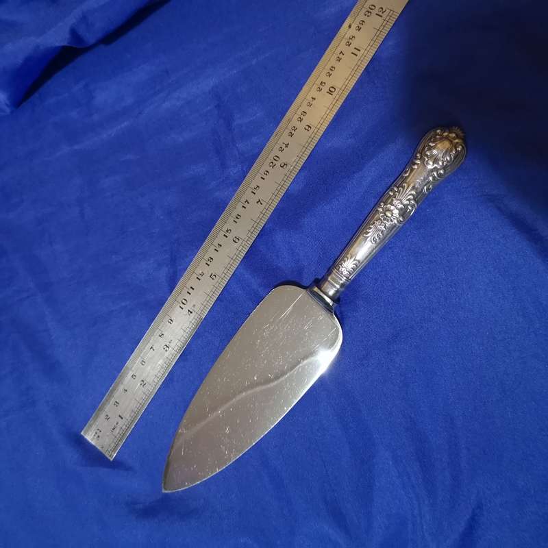 Vintage John Turton & Co Sheffield Cake Lifter- Firth Stainless & EPNS  Made in England