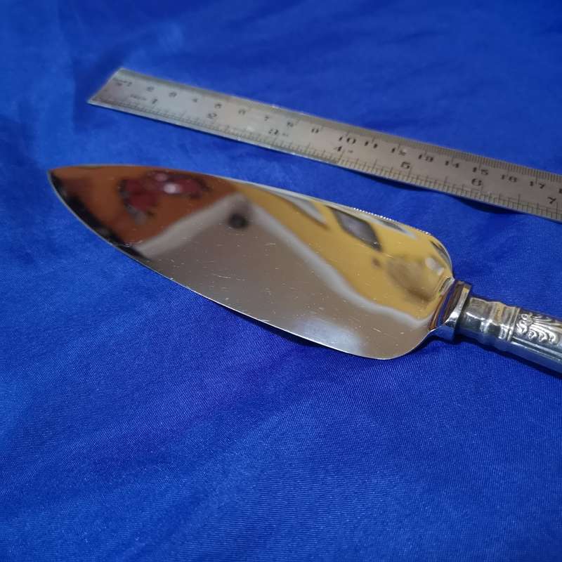 Vintage John Turton & Co Sheffield Cake Lifter- Firth Stainless & EPNS  Made in England