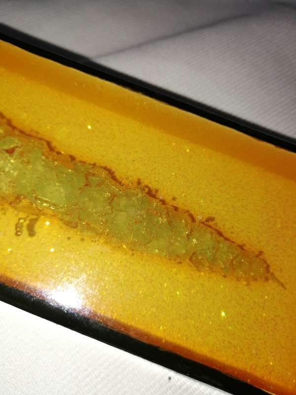Stalactite with resin cast- Vintage Unicorn horn