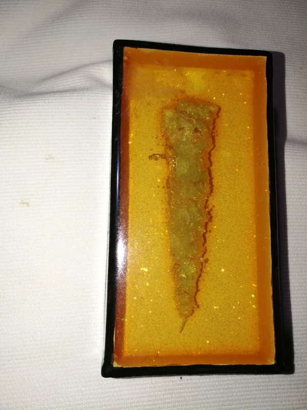 Stalactite with resin cast- Vintage Unicorn horn