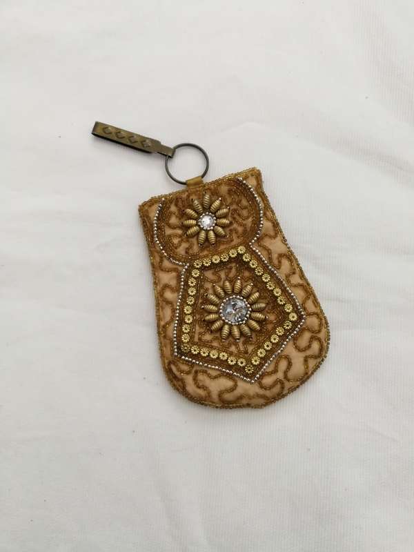 Vintage Eastern Sari Wallet, Keyholder/ Cellphone pouch