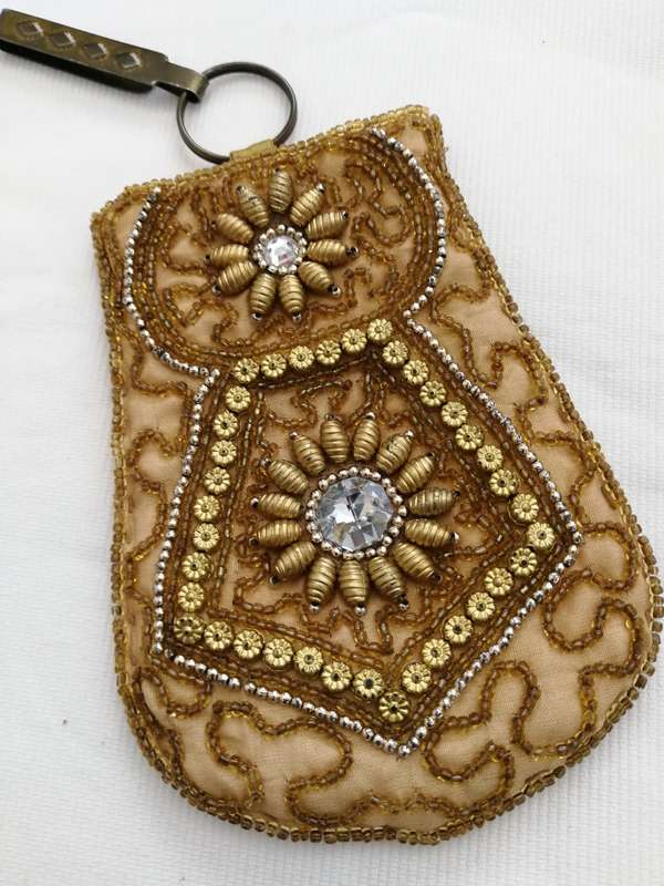 Vintage Eastern Sari Wallet, Keyholder/ Cellphone pouch