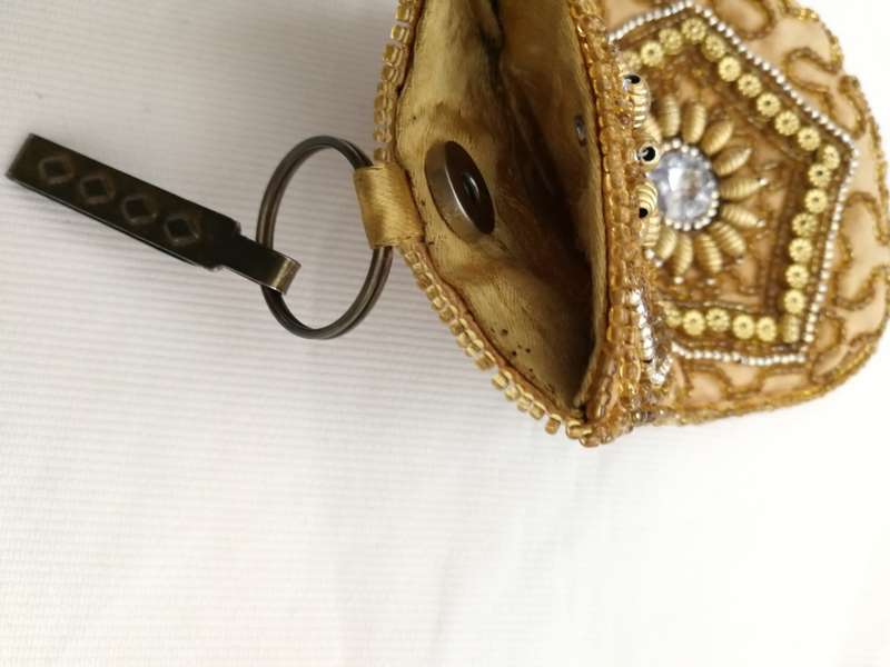 Vintage Eastern Sari Wallet, Keyholder/ Cellphone pouch