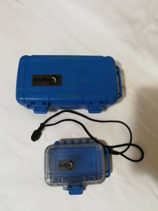 Waterproof Casings. Ideal for Keys/ Cellphone & Powerbank- sold as a set