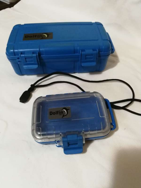 Waterproof Casings. Ideal for Keys/ Cellphone & Powerbank- sold as a set