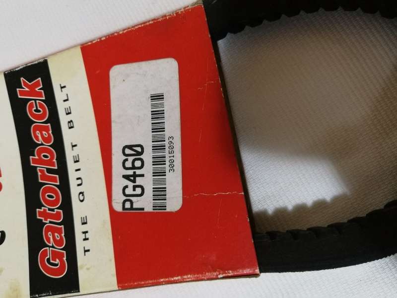 Gatorback PG 460 fan belt- RAM Goodyear