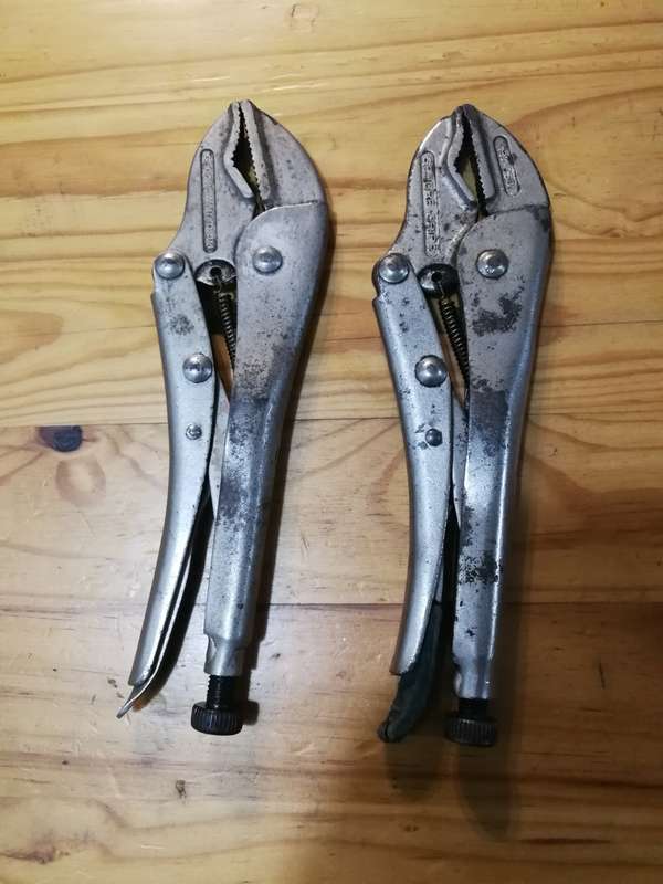 Gedore Vice-Grip 137-250 and 139-250. Chrome Vanadium