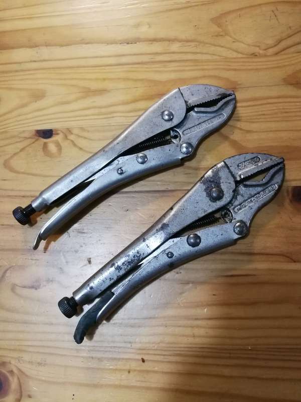 Gedore Vice-Grip 137-250 and 139-250. Chrome Vanadium