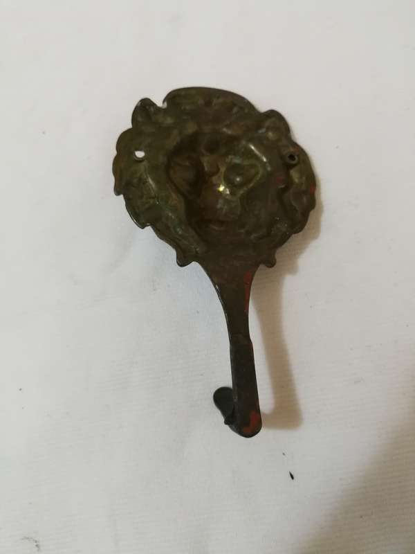 Antique brass Lion Head Coat hook