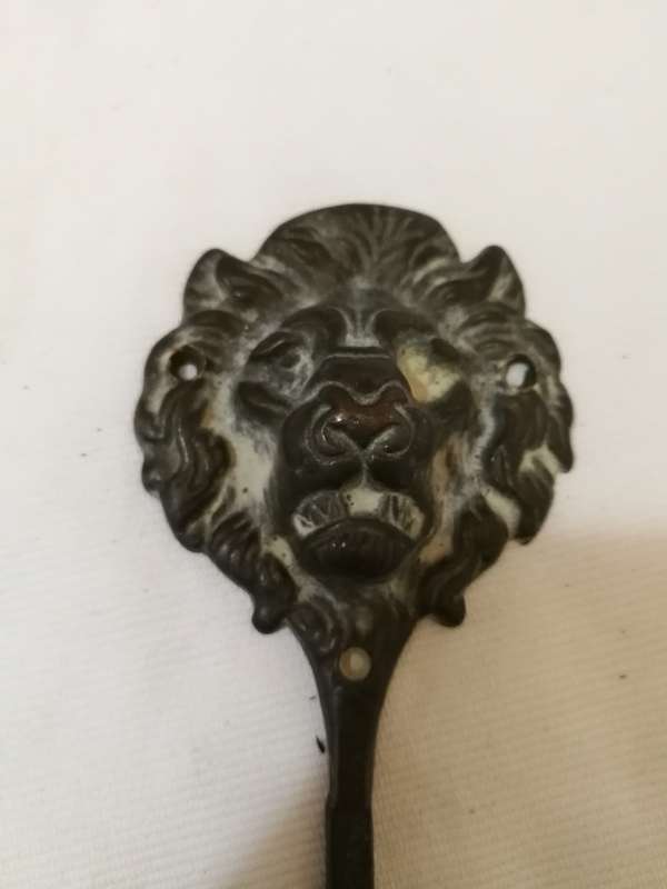 Antique brass Lion Head Coat hook