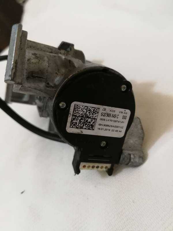 Volkswagen/ Audi 2015 to 2023 Ignition Switch with Cylinder barrel. Part number 5Q0-905-849-C