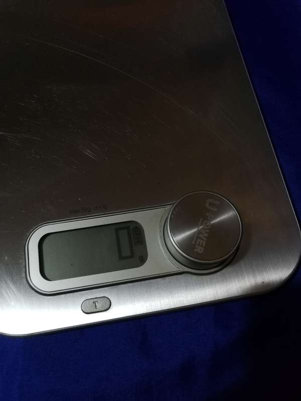 Battery Free `UPower` Wind-up Mini 5000g (5Kg) Scale with Large LCD Display- Portable