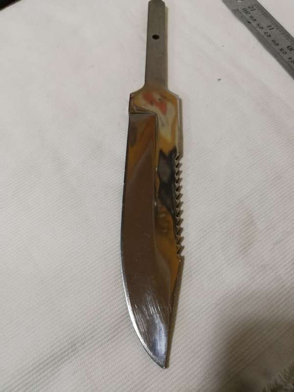 Solmucol Vintage Divers Knife with scabbard- Needs handle