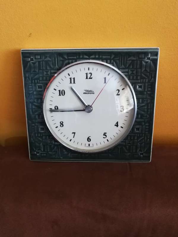 Diehl Electronic ceramic wall clock- Made in Germany