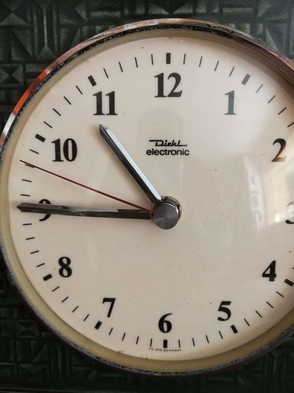 Diehl Electronic ceramic wall clock- Made in Germany