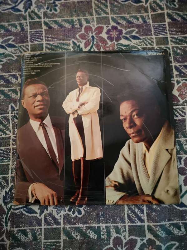 Nat King Cole 2 Albums- Sold Together- Ideal for wall frame or LP Player