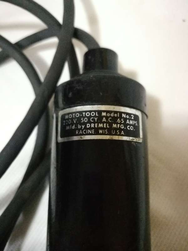 Vintage Dremel Mfg. Co. Moto-Tool Model No. 2 (Tested & Works). USA